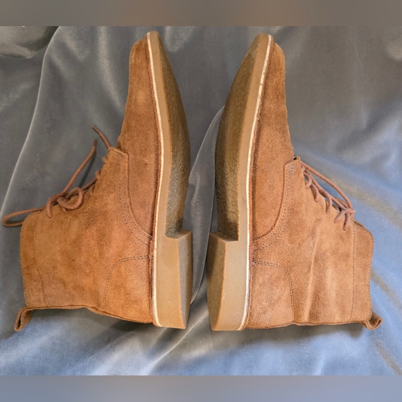 ZARA Men's Suede Lace-Up Boots - Picture 4 of 7